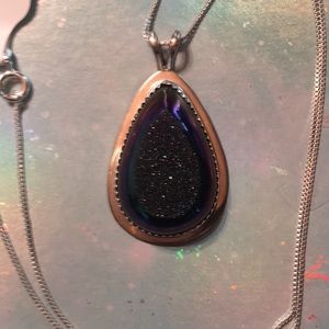Druzy necklace